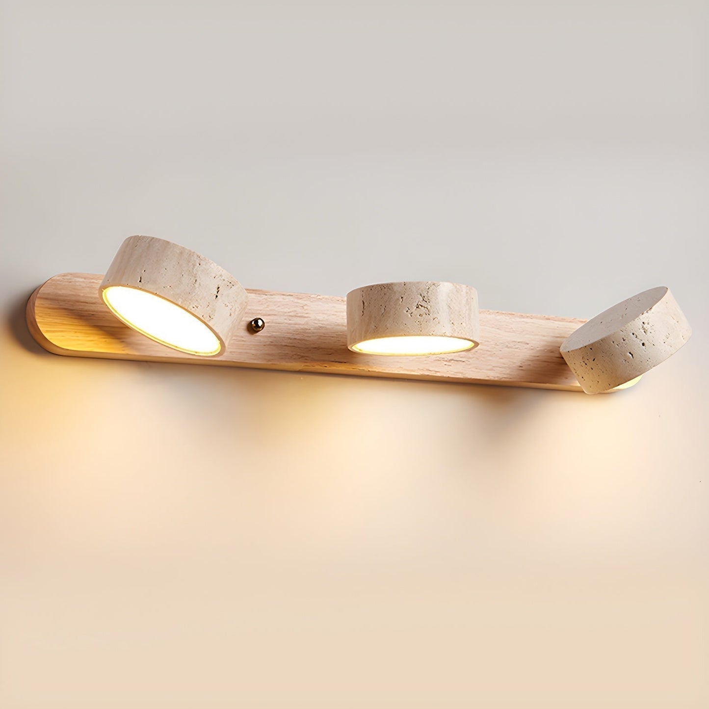 Luna | Mounted Wall Light, Natural Material
