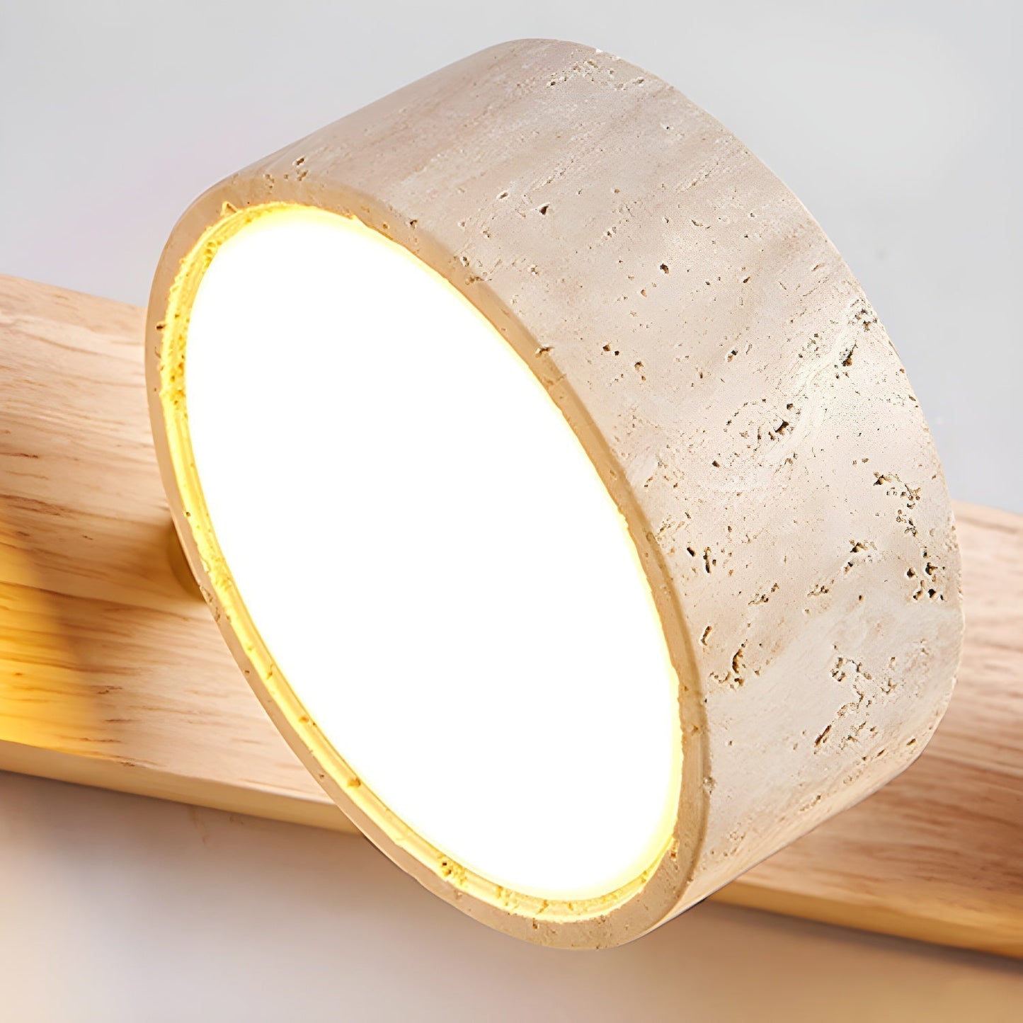 Luna | Mounted Wall Light, Natural Material