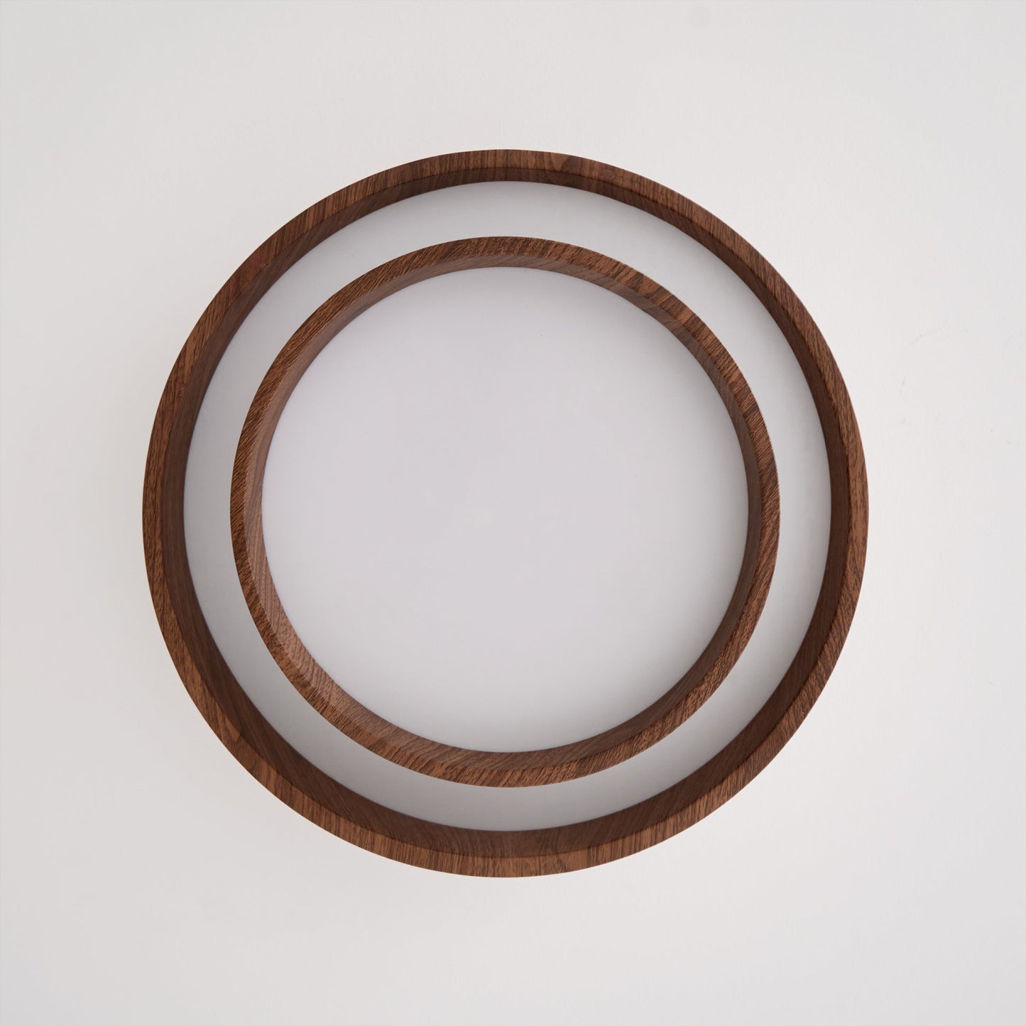 Zentro | LED Round Wood Flush Mount Ceiling Light