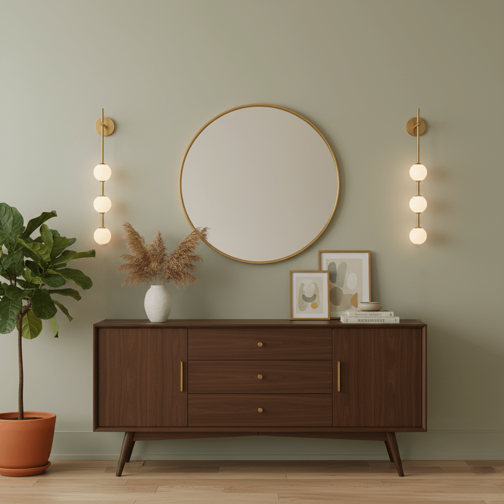 Nyra | Glass Globe Wall Lamp Vertical Sconce for Modern Classic Homes