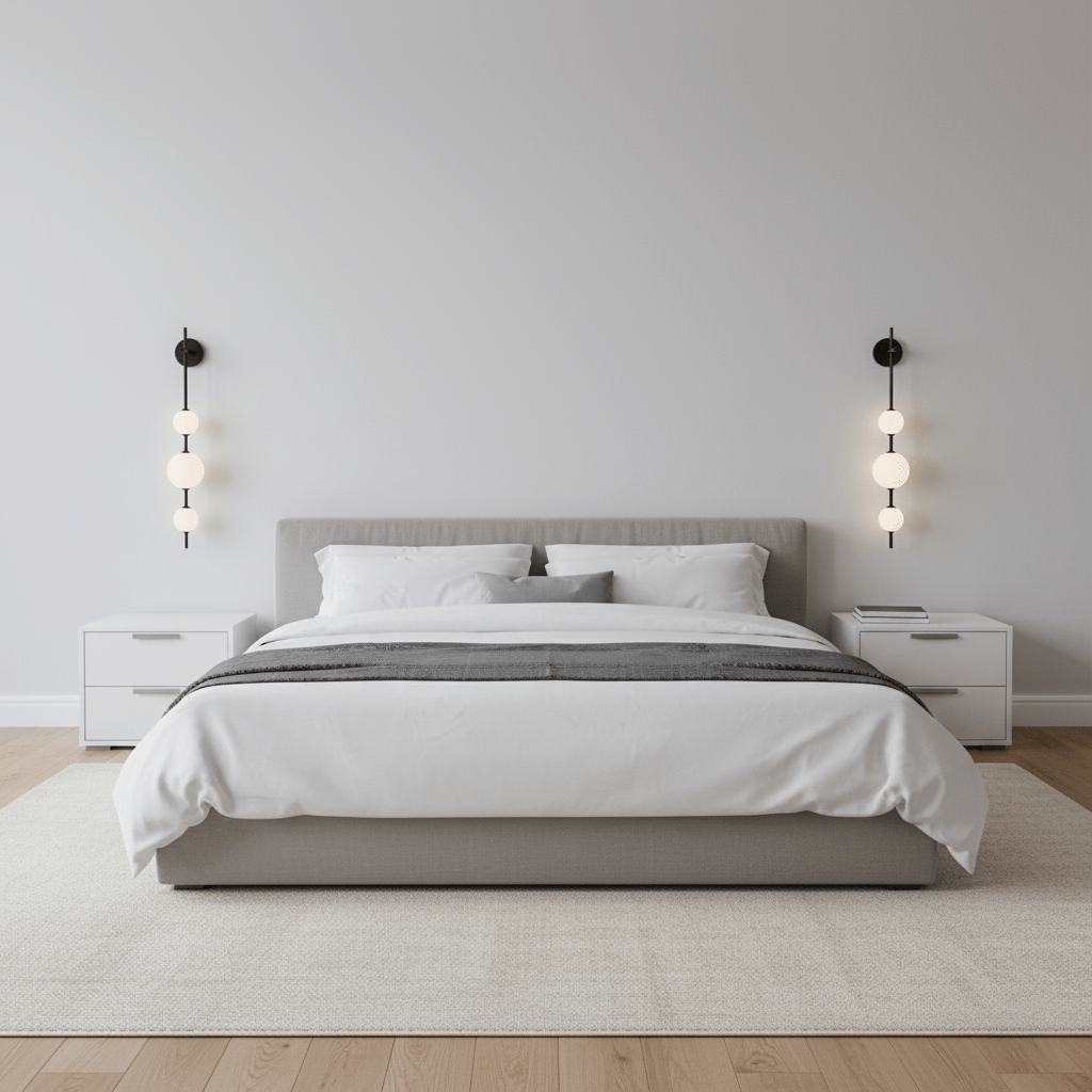 Nyra | Glass Globe Wall Lamp Vertical Sconce for Modern Classic Homes