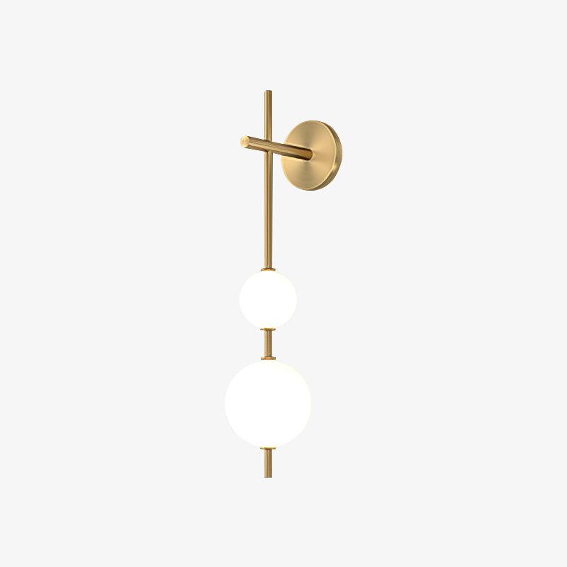 Nyra | Glass Globe Wall Lamp Vertical Sconce for Modern Classic Homes