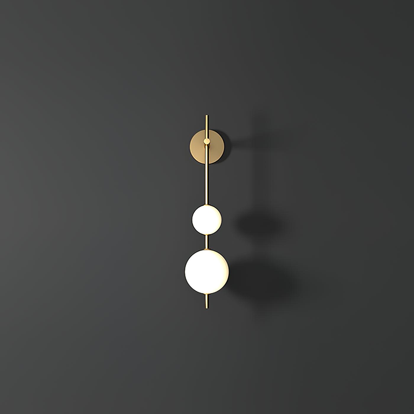 Nyra | Glass Globe Wall Lamp Vertical Sconce for Modern Classic Homes