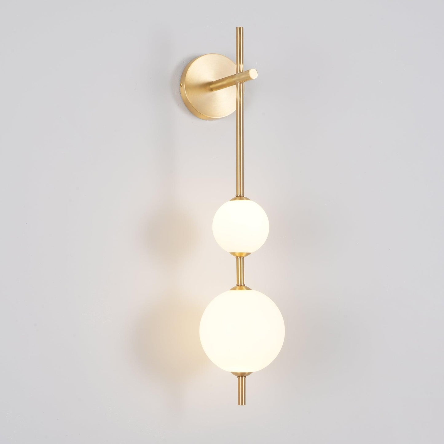 Nyra | Glass Globe Wall Lamp Vertical Sconce for Modern Classic Homes