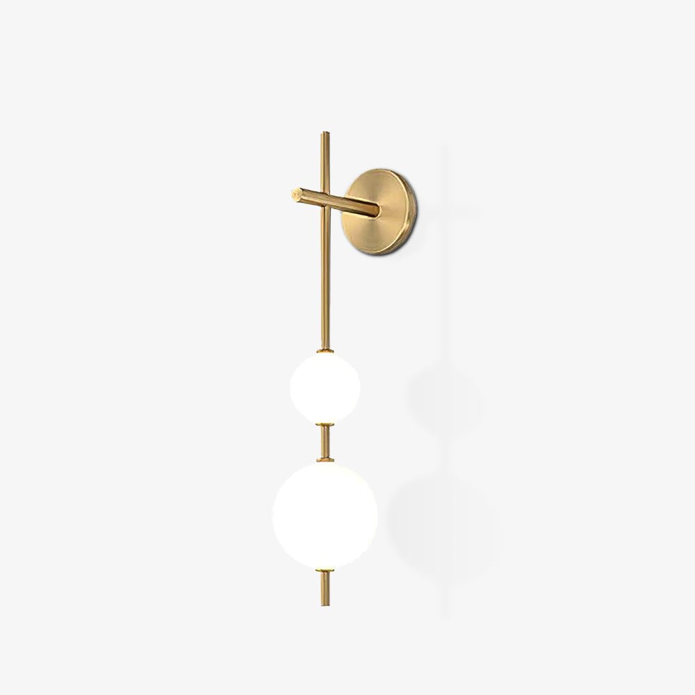 Nyra | Glass Globe Wall Lamp Vertical Sconce for Modern Classic Homes