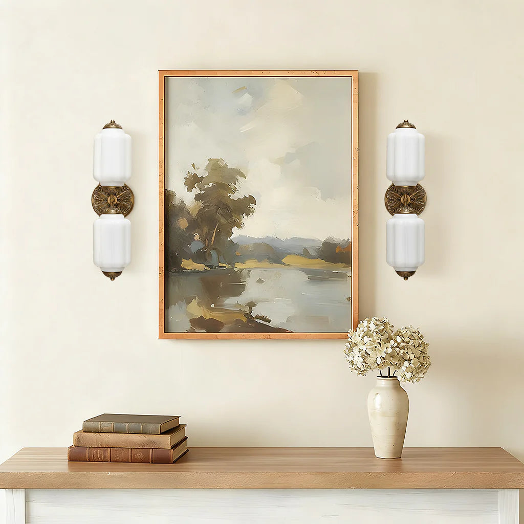 Napoli | Glass Wall Sconces, Vintage
