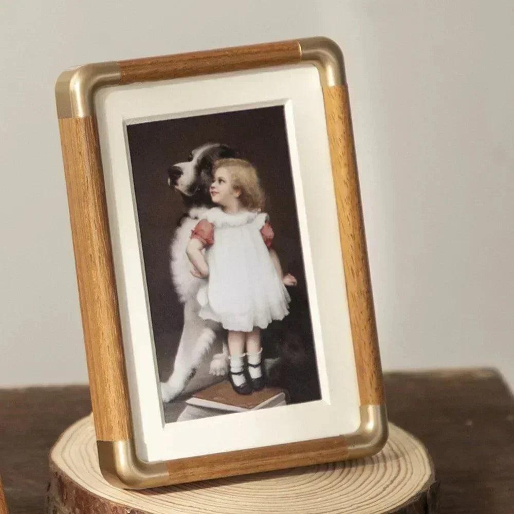 Bram | Vintage Wood Tabletop Picture Frame
