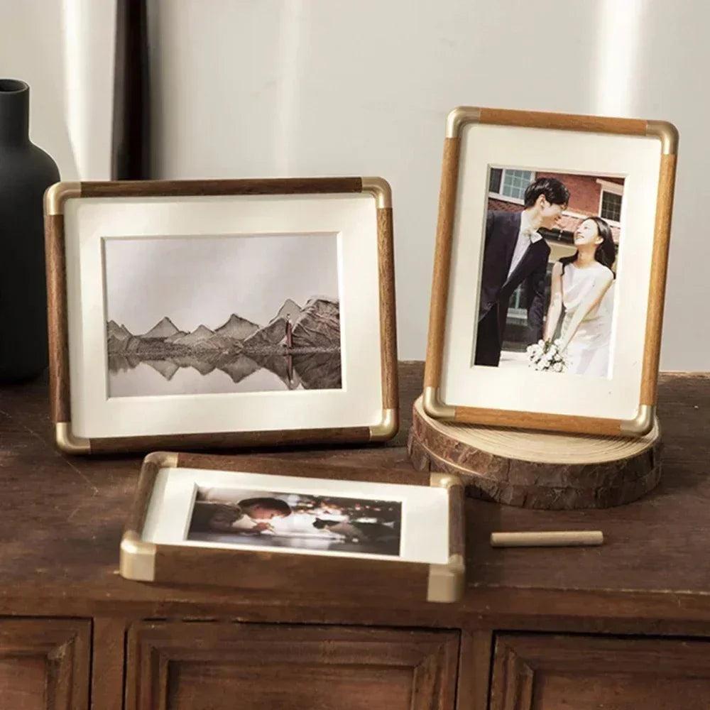 Bram | Vintage Wood Tabletop Picture Frame