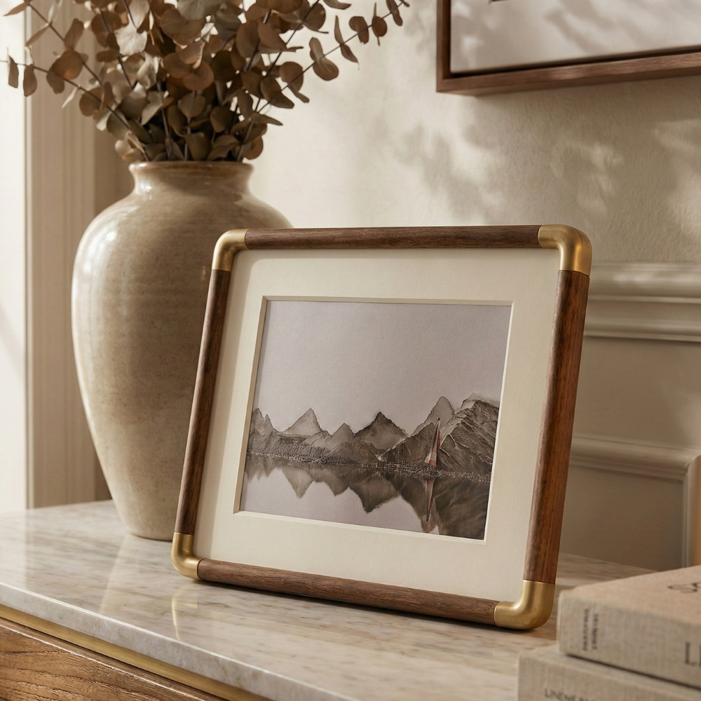 Bram | Vintage Wood Tabletop Picture Frame