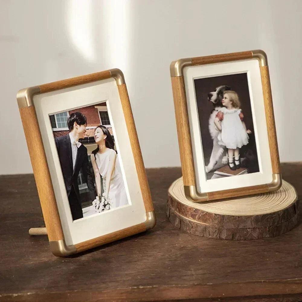 Bram | Vintage Wood Tabletop Picture Frame