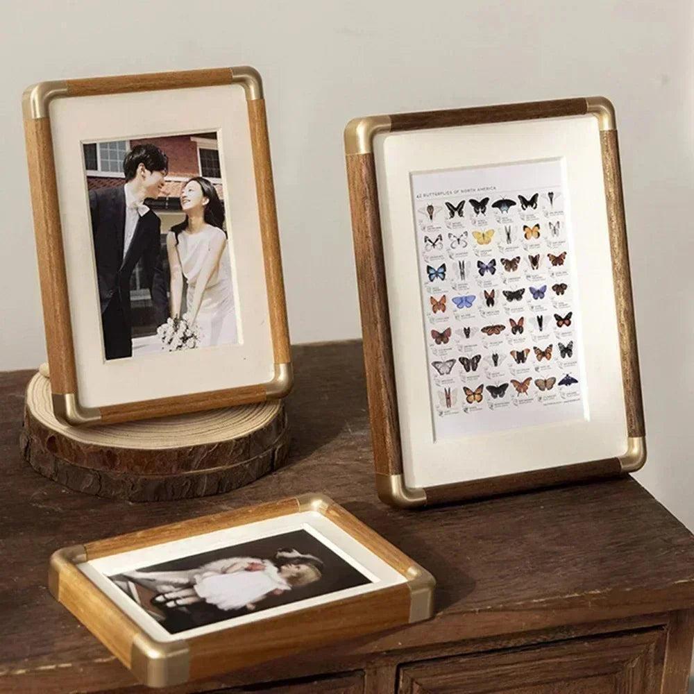 Bram | Vintage Wood Tabletop Picture Frame