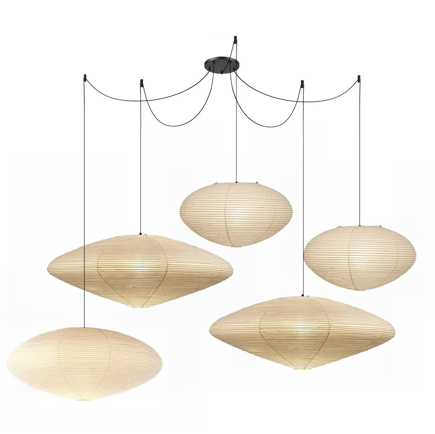 Zephyra | Japanese-Style Handcrafted Pendant Light for Living Room