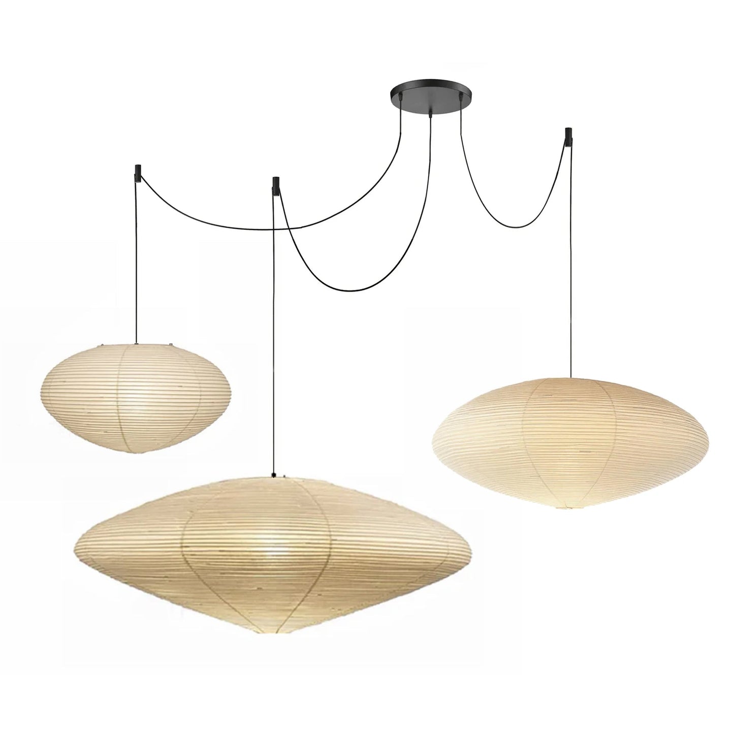 Zephyra | Japanese-Style Handcrafted Pendant Light for Living Room