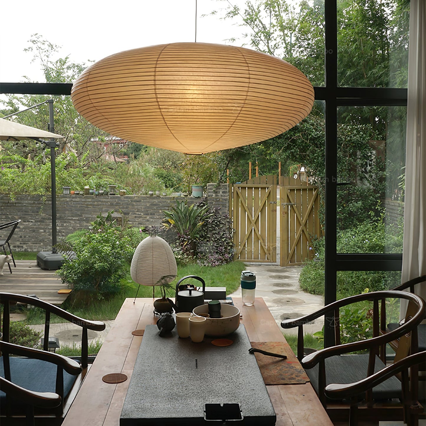 Zephyra | Japanese-Style Handcrafted Pendant Light for Living Room