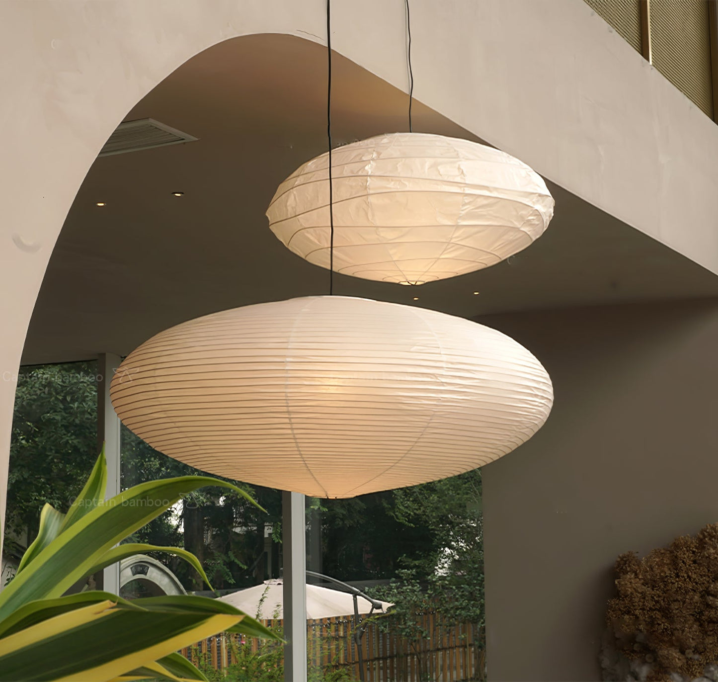 Zephyra | Japanese-Style Handcrafted Pendant Light for Living Room