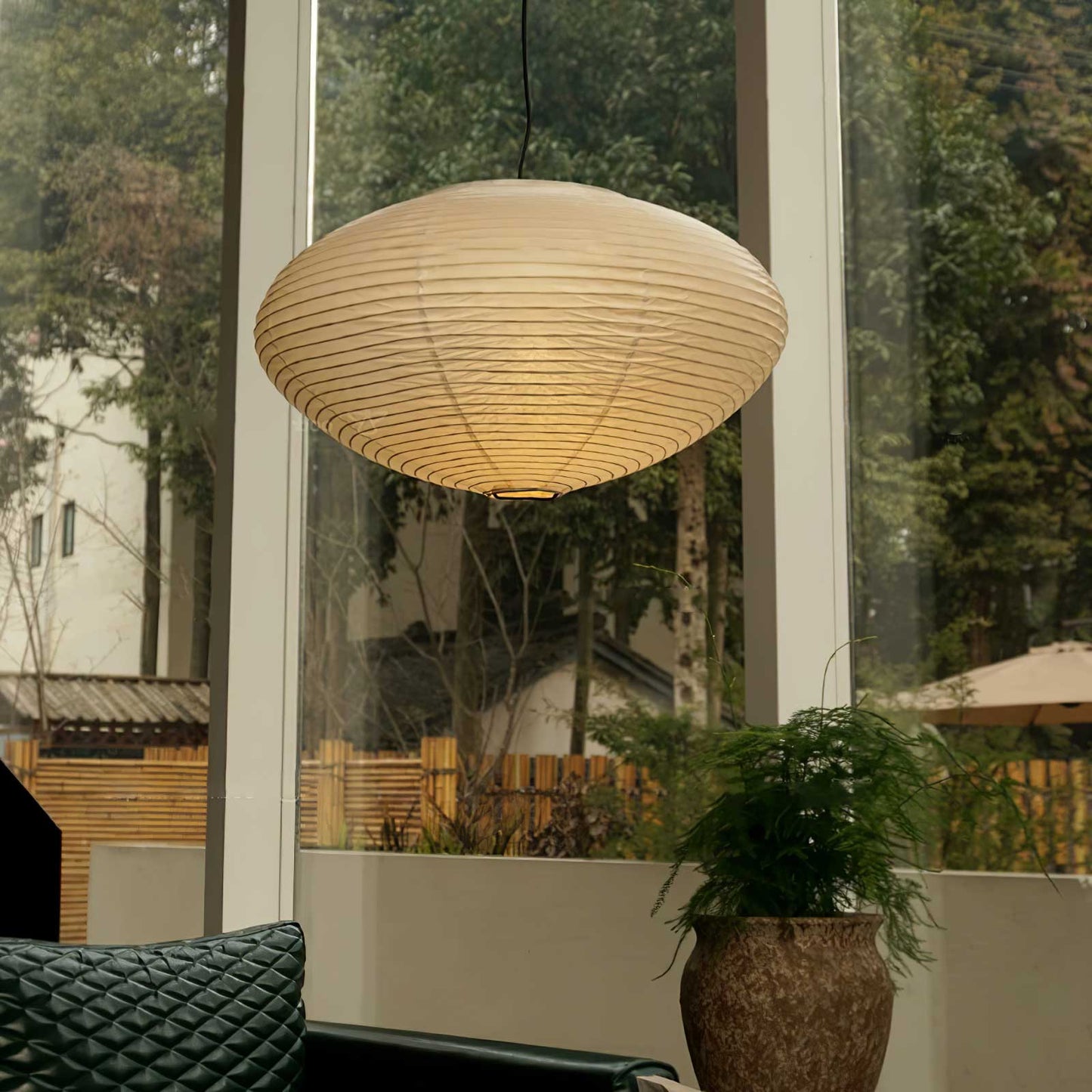 Zephyra | Japanese-Style Handcrafted Pendant Light for Living Room