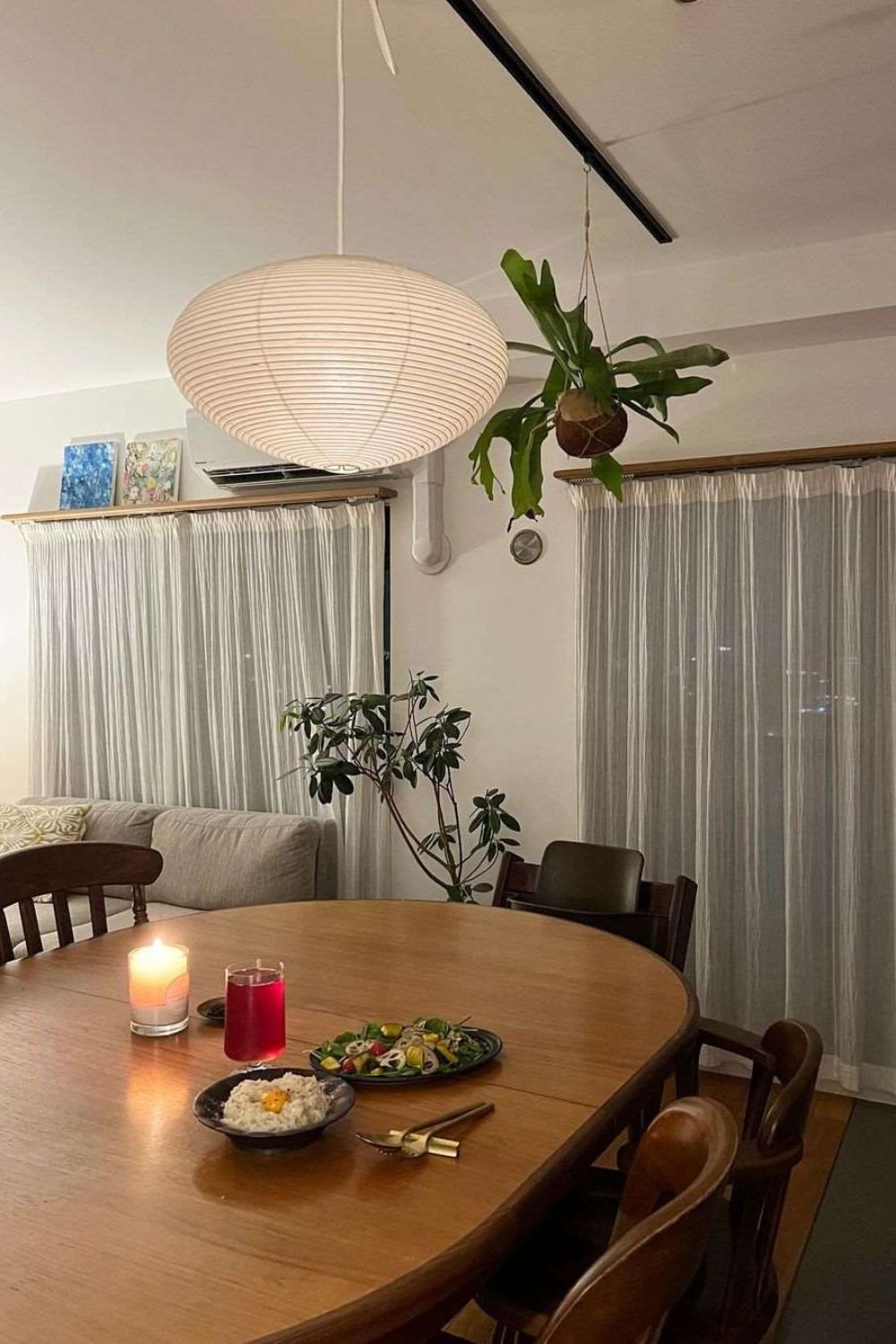 Zephyra | Japanese-Style Handcrafted Pendant Light for Living Room