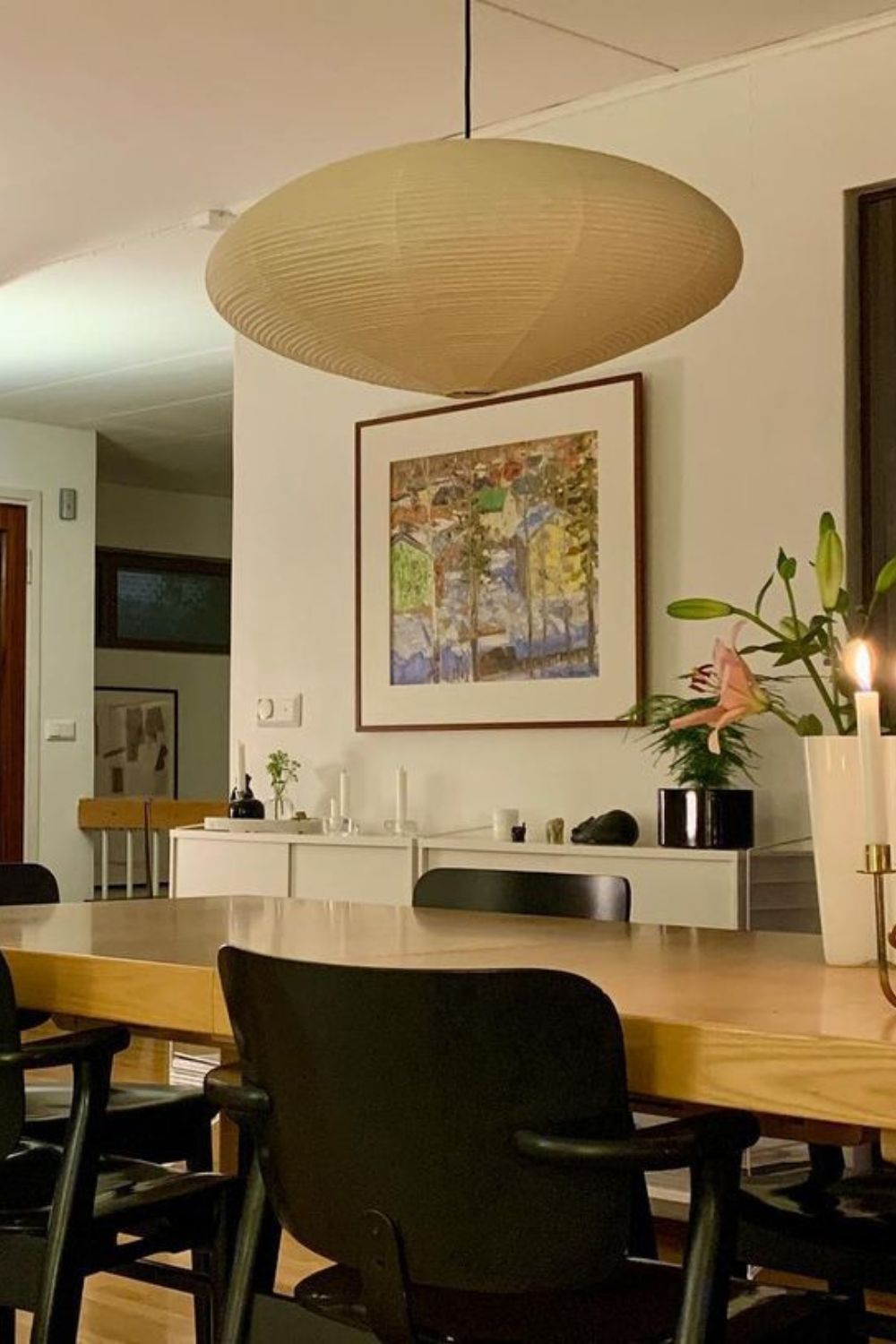 Zephyra | Japanese-Style Handcrafted Pendant Light for Living Room