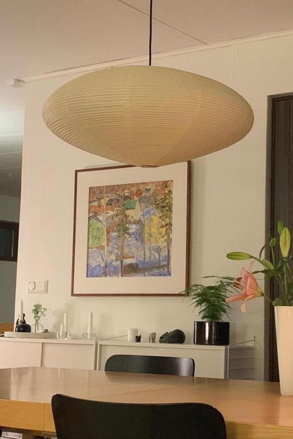 Zephyra | Japanese-Style Handcrafted Pendant Light for Living Room