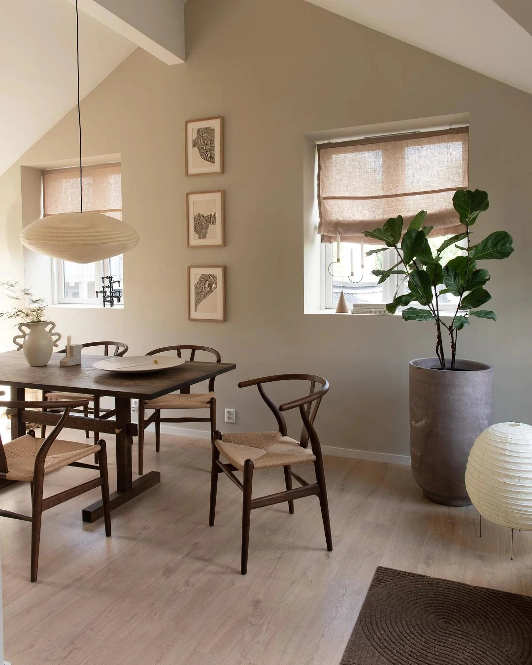 Zephyra | Japanese-Style Handcrafted Pendant Light for Living Room