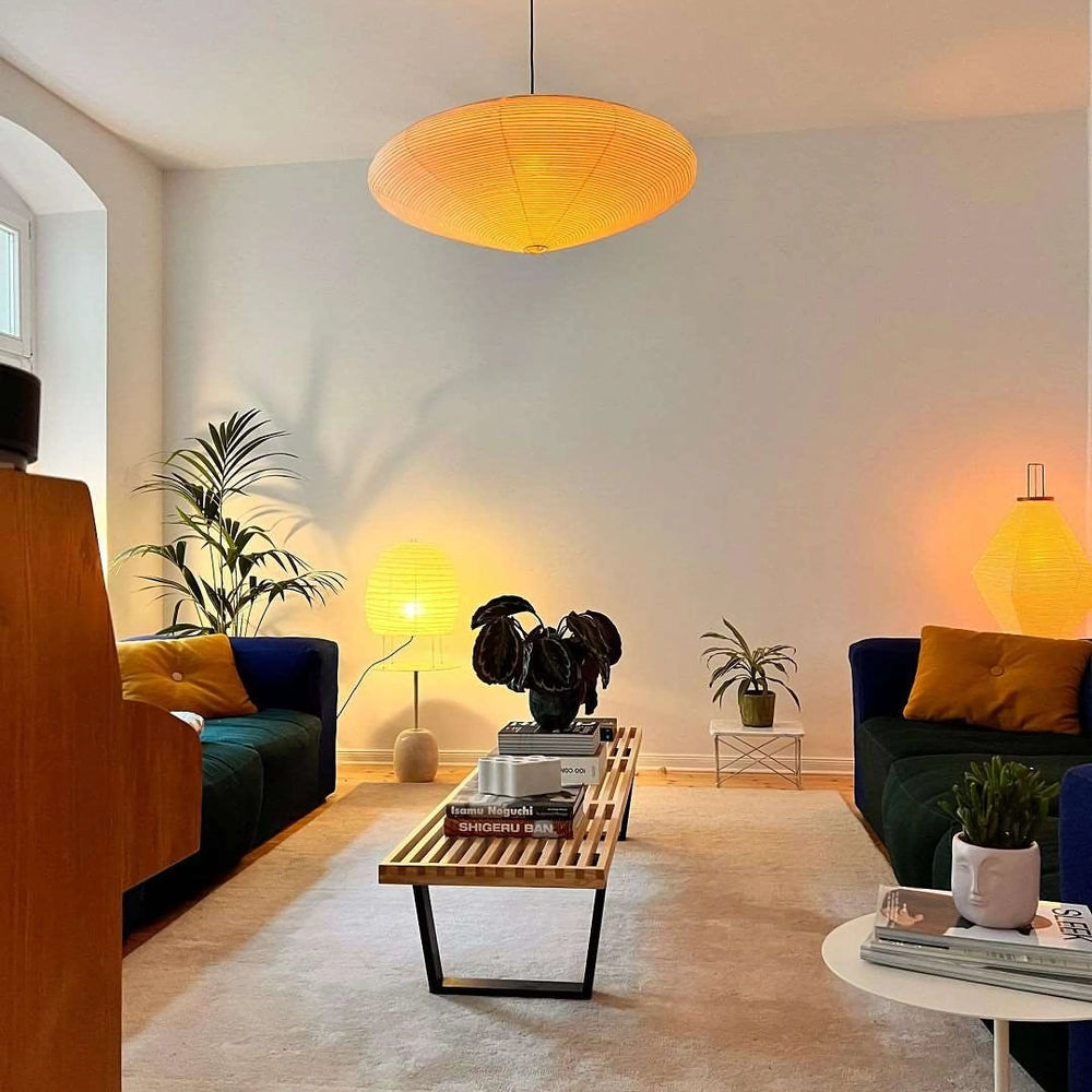 Zephyra | Japanese-Style Handcrafted Pendant Light for Living Room
