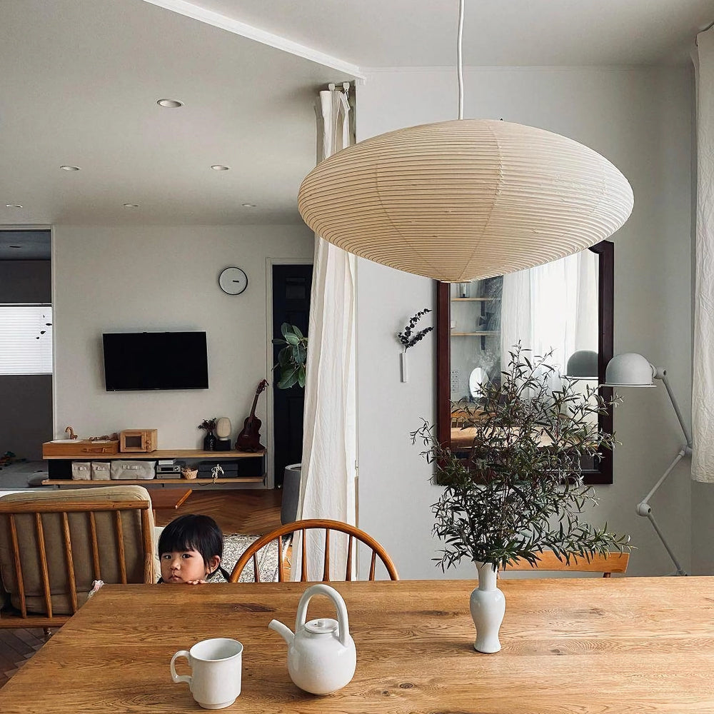 Zephyra | Japanese-Style Handcrafted Pendant Light for Living Room