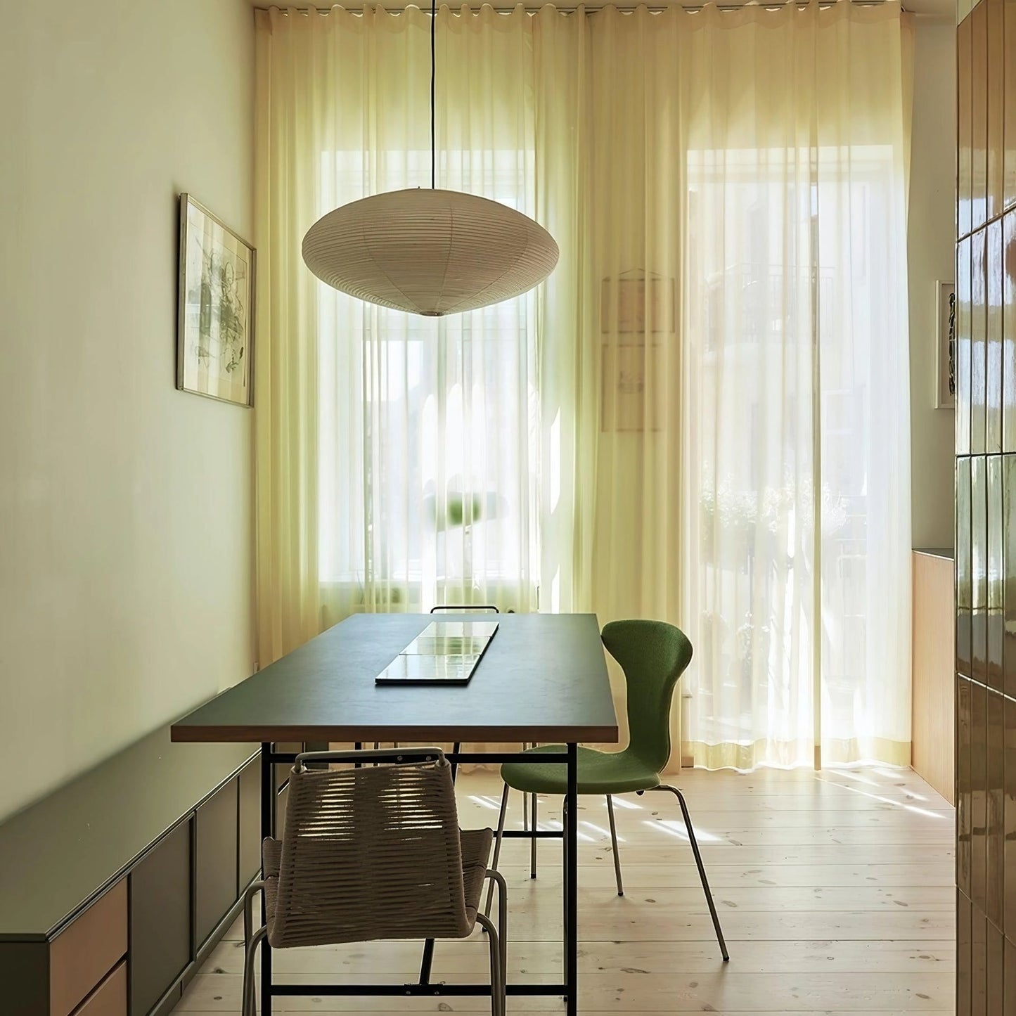 Zephyra | Japanese-Style Handcrafted Pendant Light for Living Room