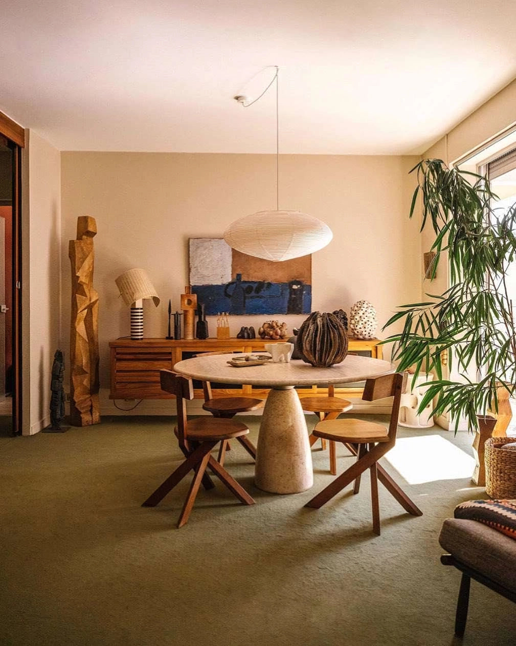 Zephyra | Japanese-Style Handcrafted Pendant Light for Living Room