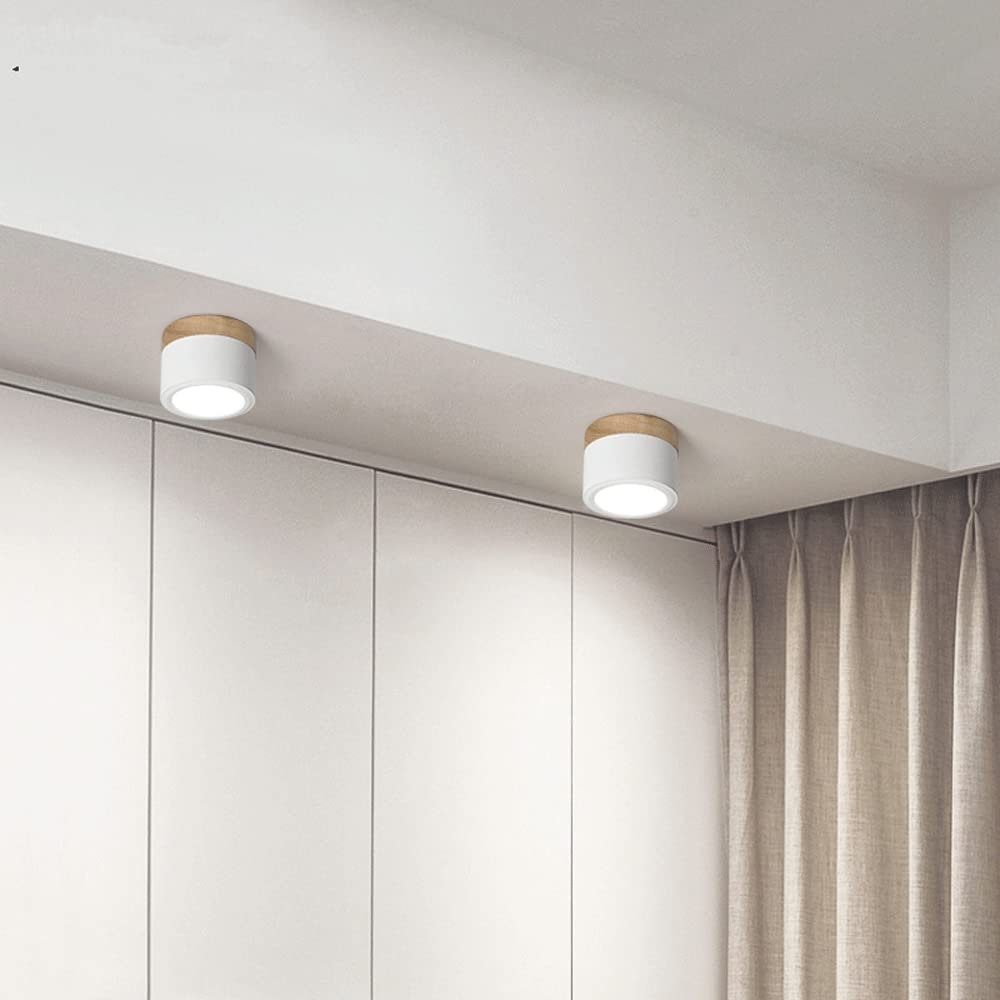 Noor | Flush Ceiling Lights, Cylinder