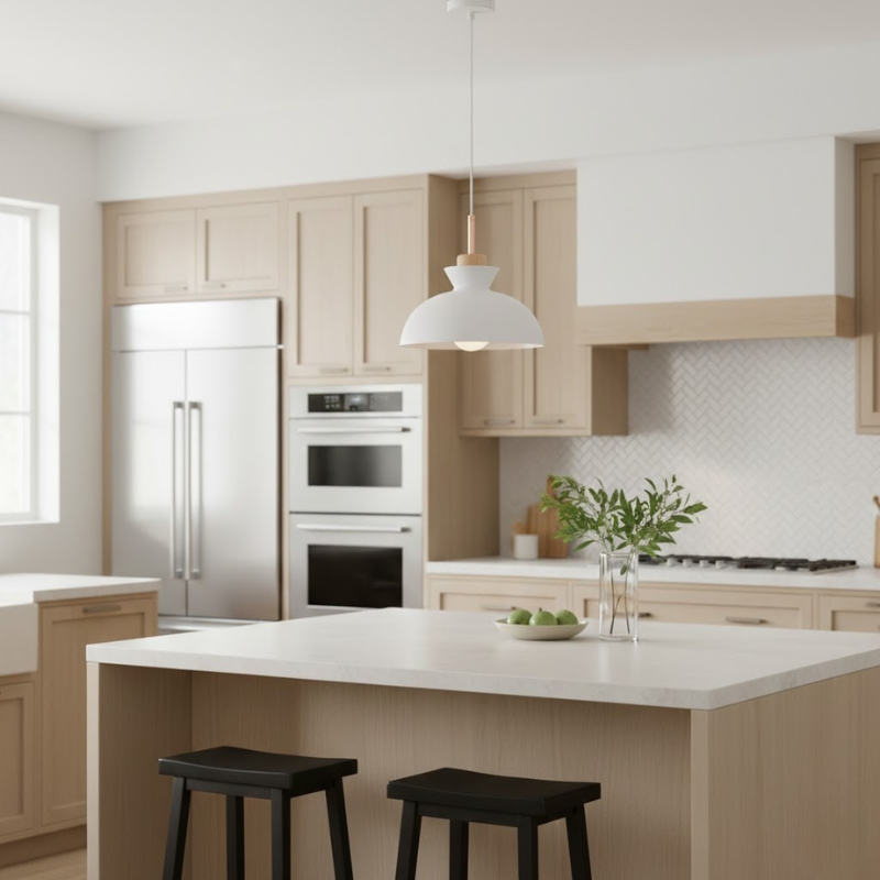 Renzo | Adjustable Dome Kitchen Dimmable Pendant Light