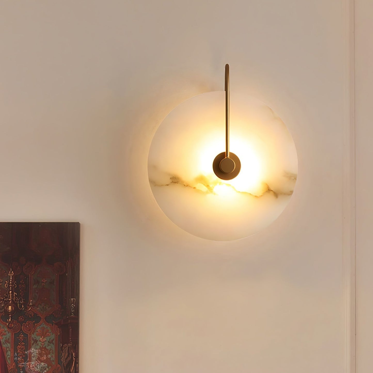 Contemp | Alabaster LED Wall Sconce