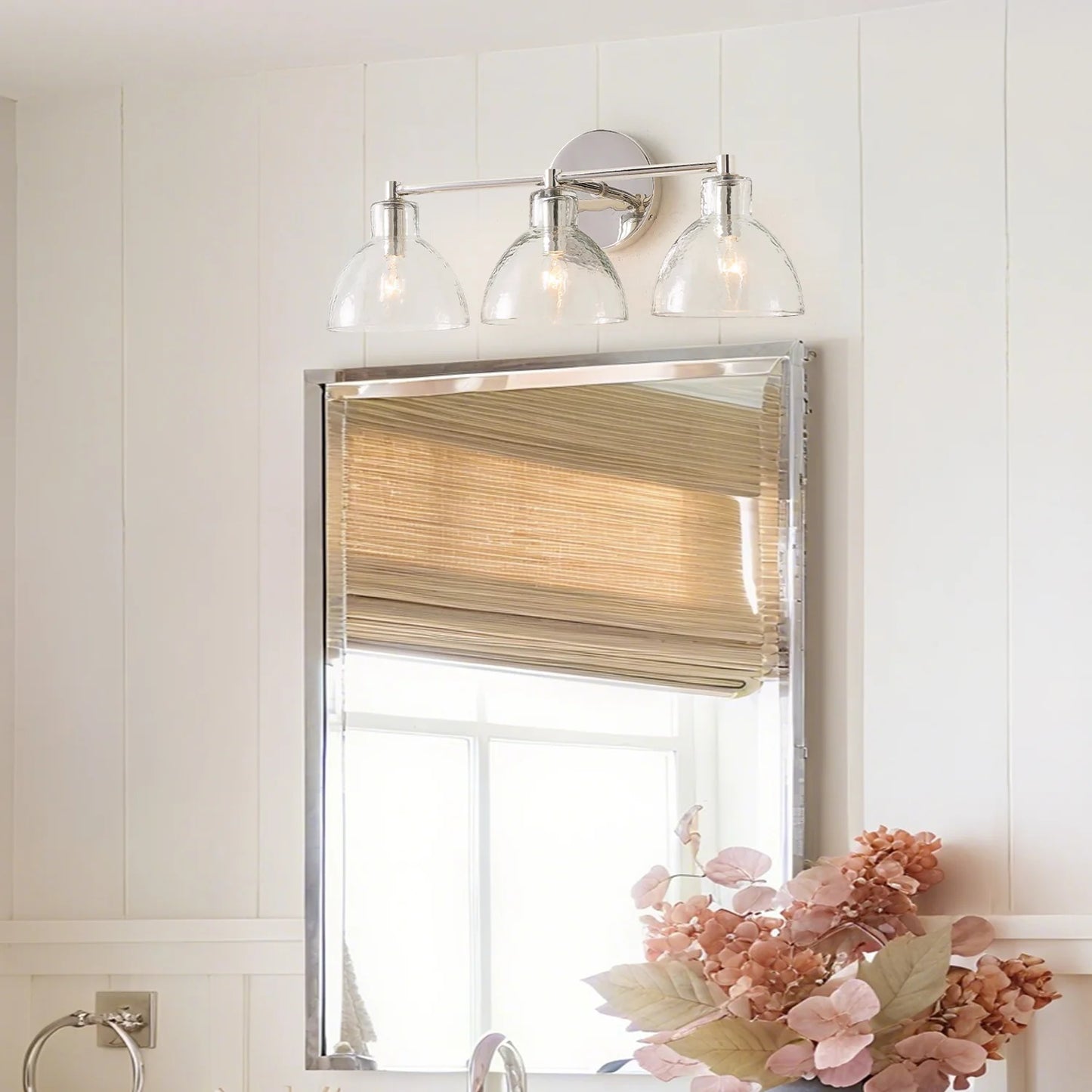 Frederick | Wall Sconce Antique Brass Glass Bedside Reading Wall Light