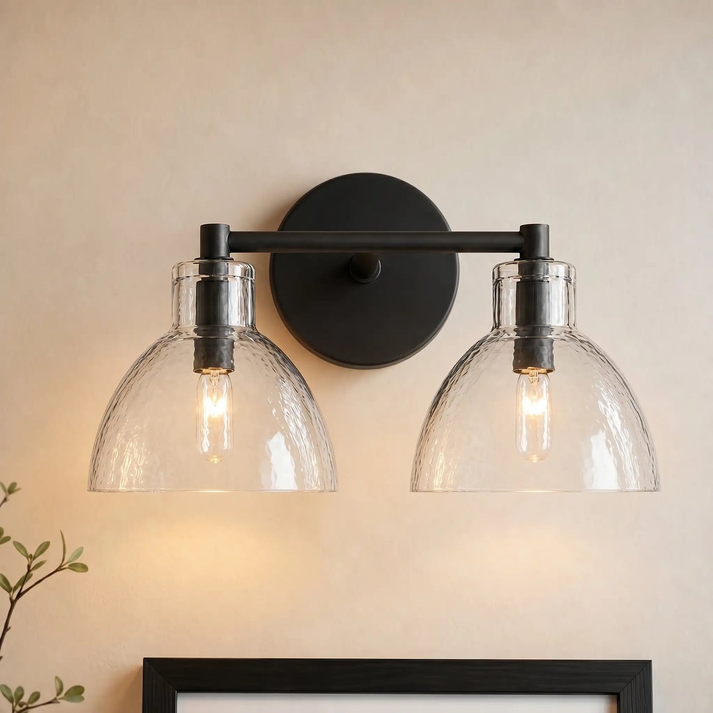 Frederick | Wall Sconce Antique Brass Glass Bedside Reading Wall Light