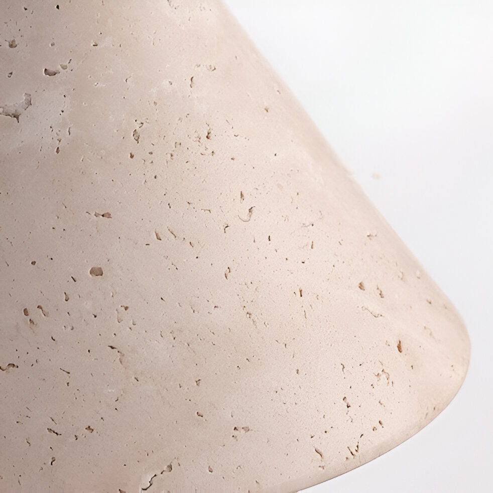 Vida | Stone Shade Travertine LED Wall Light