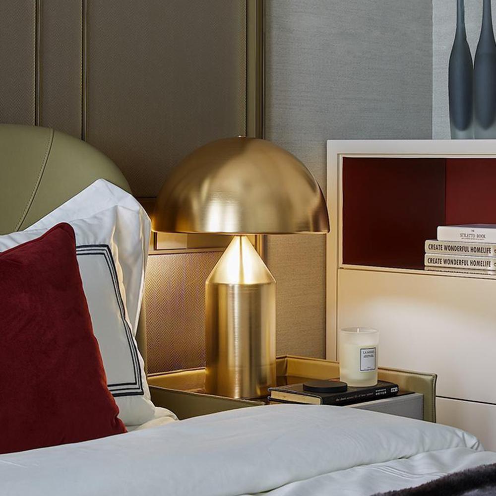 Calix | Metal Table Lamp Ambient Indoor Lighting for Nightstand Desk
