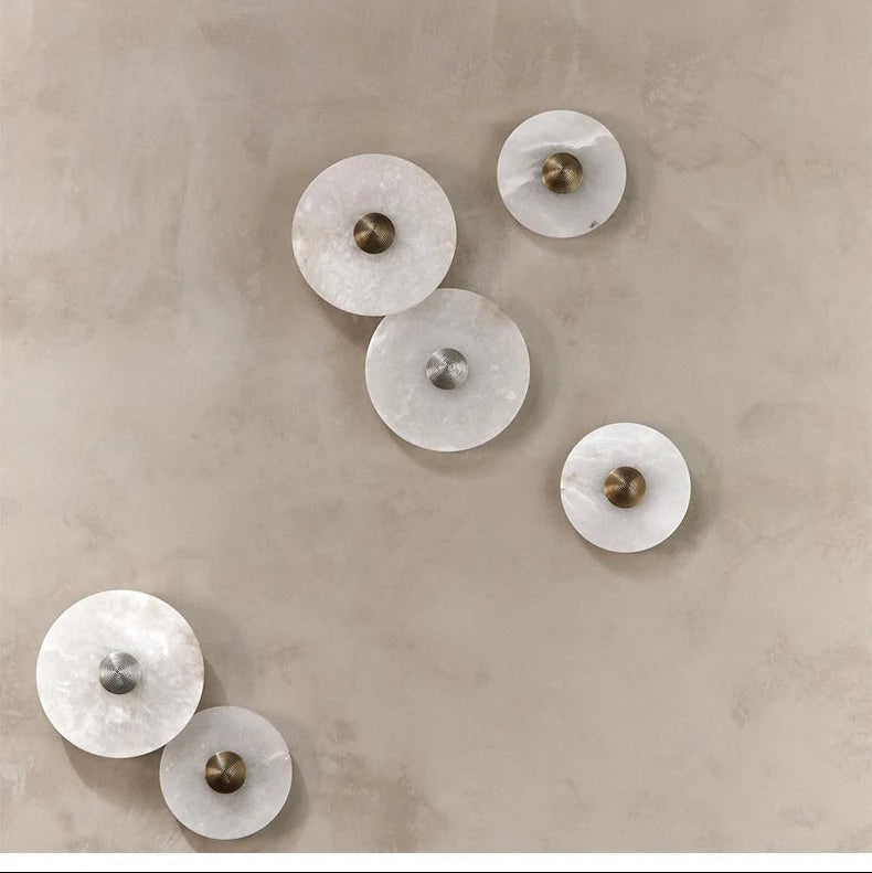 Elara | Soft Glow Alabaster Wall Lamp