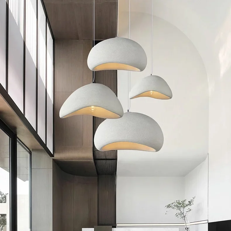 Wabi Sabi | Fiberglass Pendant Light - Lightweight