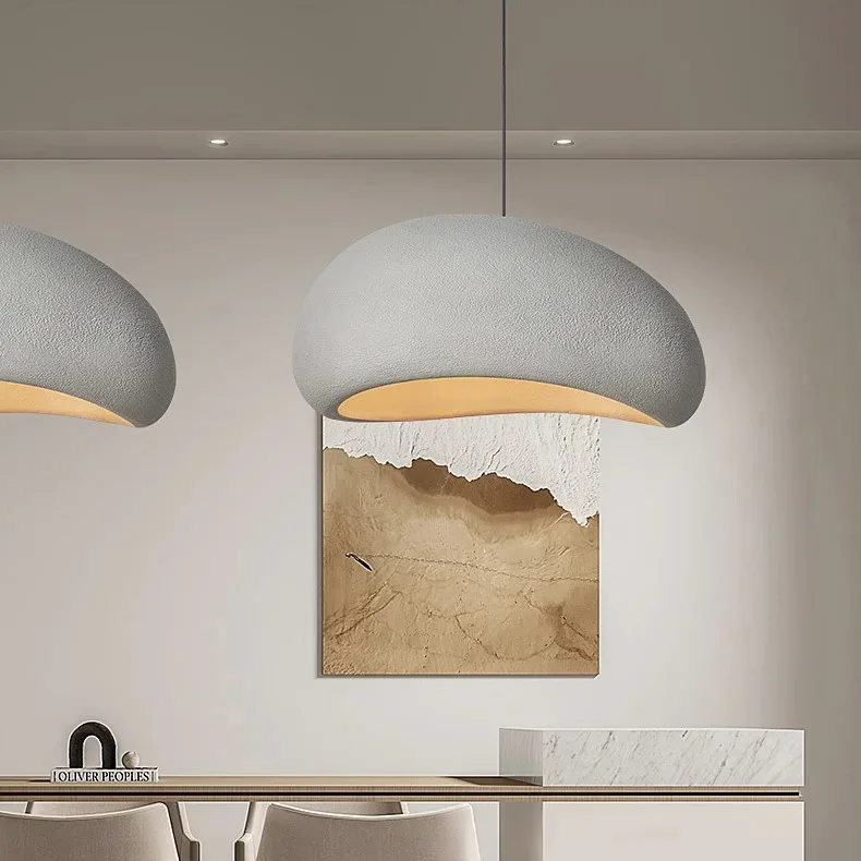 Wabi Sabi | Fiberglass Pendant Light - Lightweight