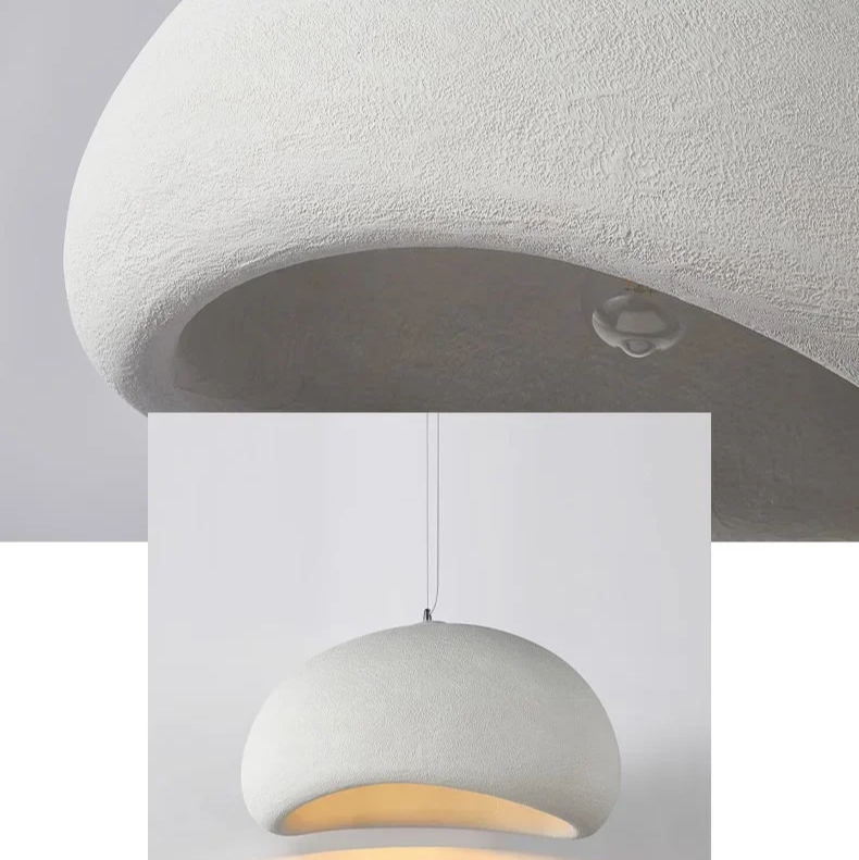 Wabi Sabi | Fiberglass Pendant Light - Lightweight