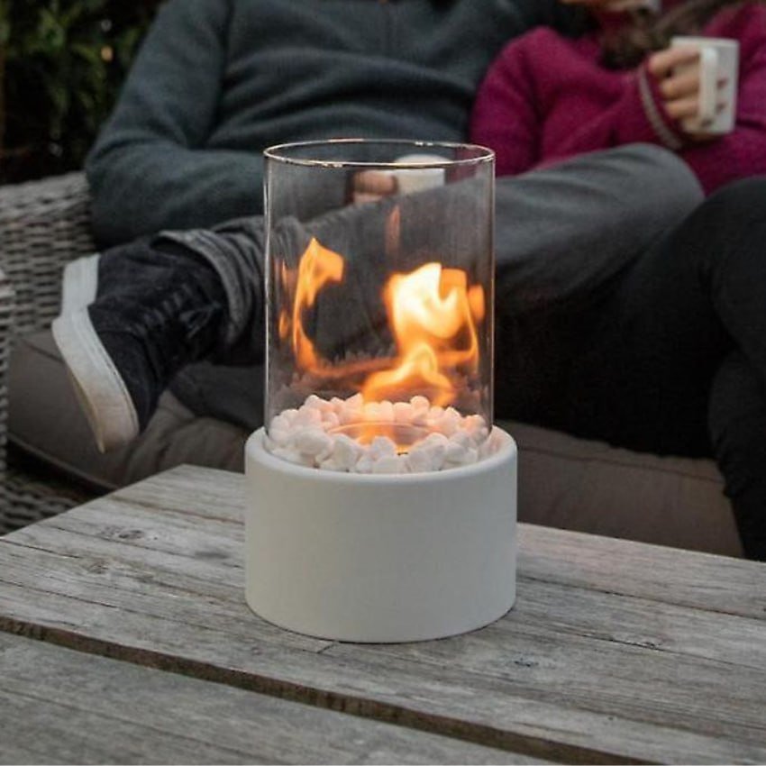Cera | Glass & Metal Candle Holder