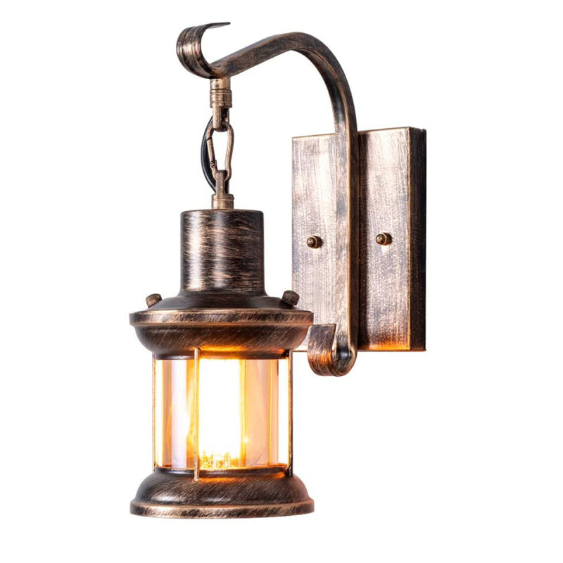 Beam | Retro Wall Sconce – Black Metal Indoor Light Fixture