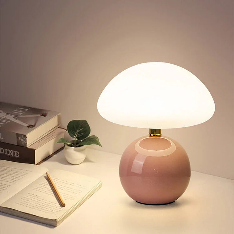 Mushroom | Ceramic LED Table Lamp