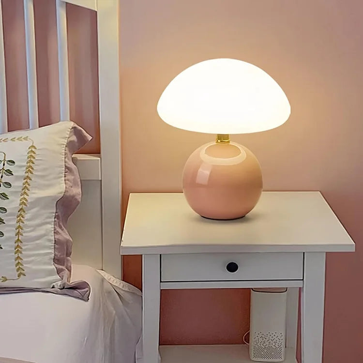 Mushroom | Ceramic LED Table Lamp