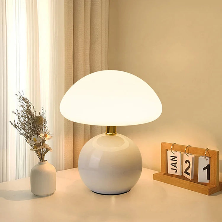 Mushroom | Ceramic LED Table Lamp