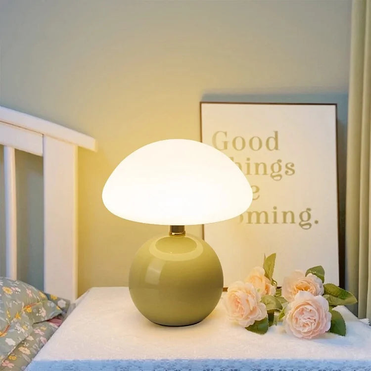 Mushroom | Ceramic LED Table Lamp