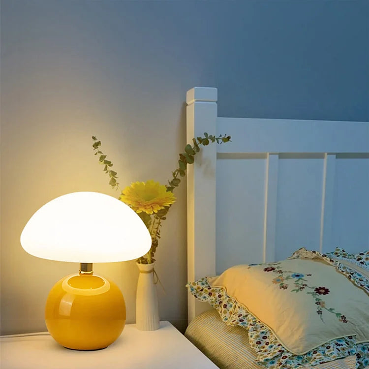 Mushroom | Ceramic LED Table Lamp