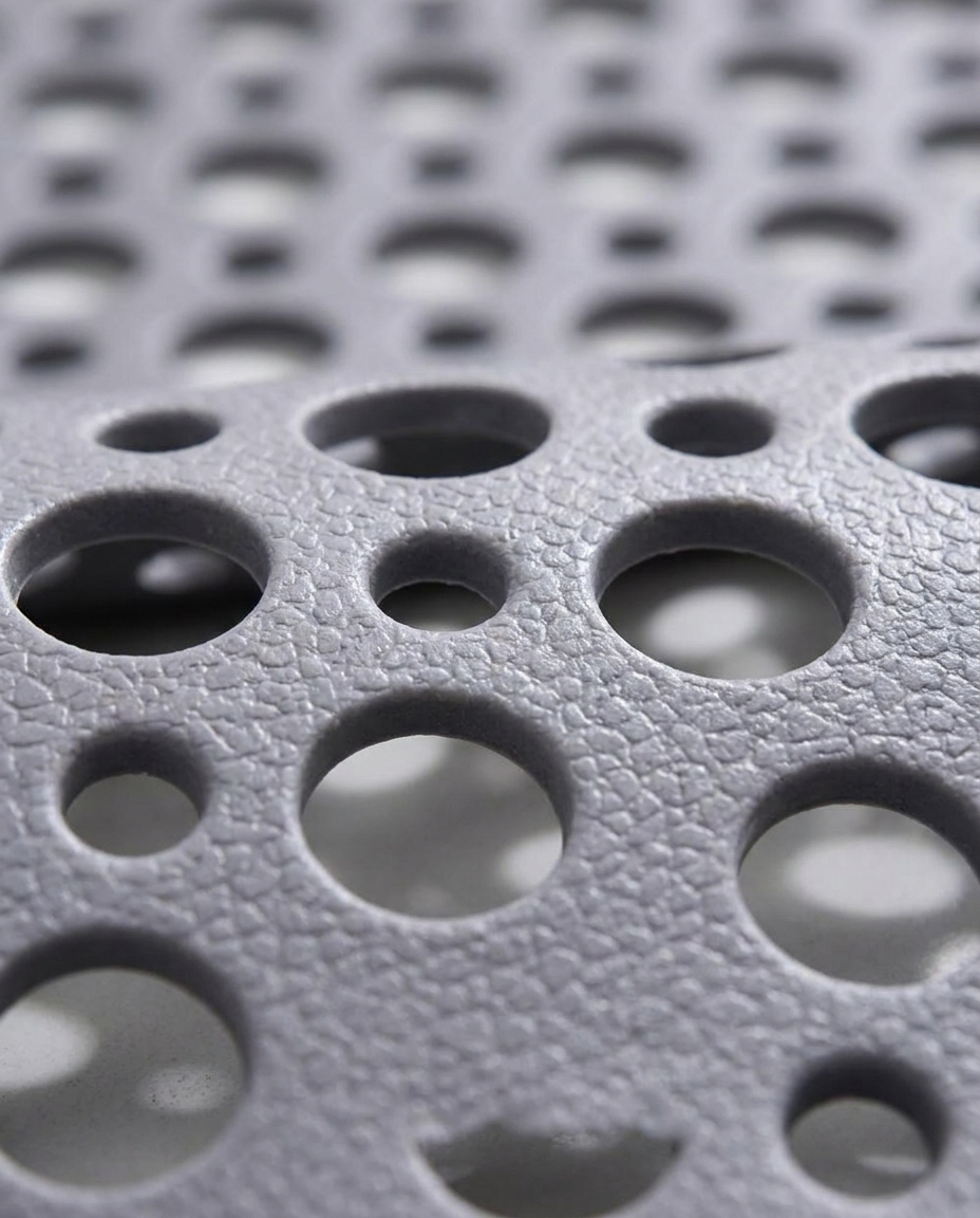 Non-Slip Shower Mat with Suction Cups - Antibacterial TPE