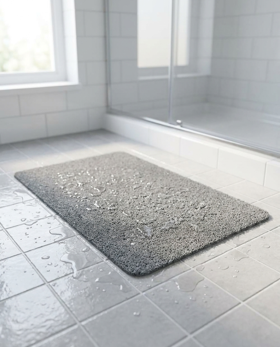 Safe Shower Mat - White