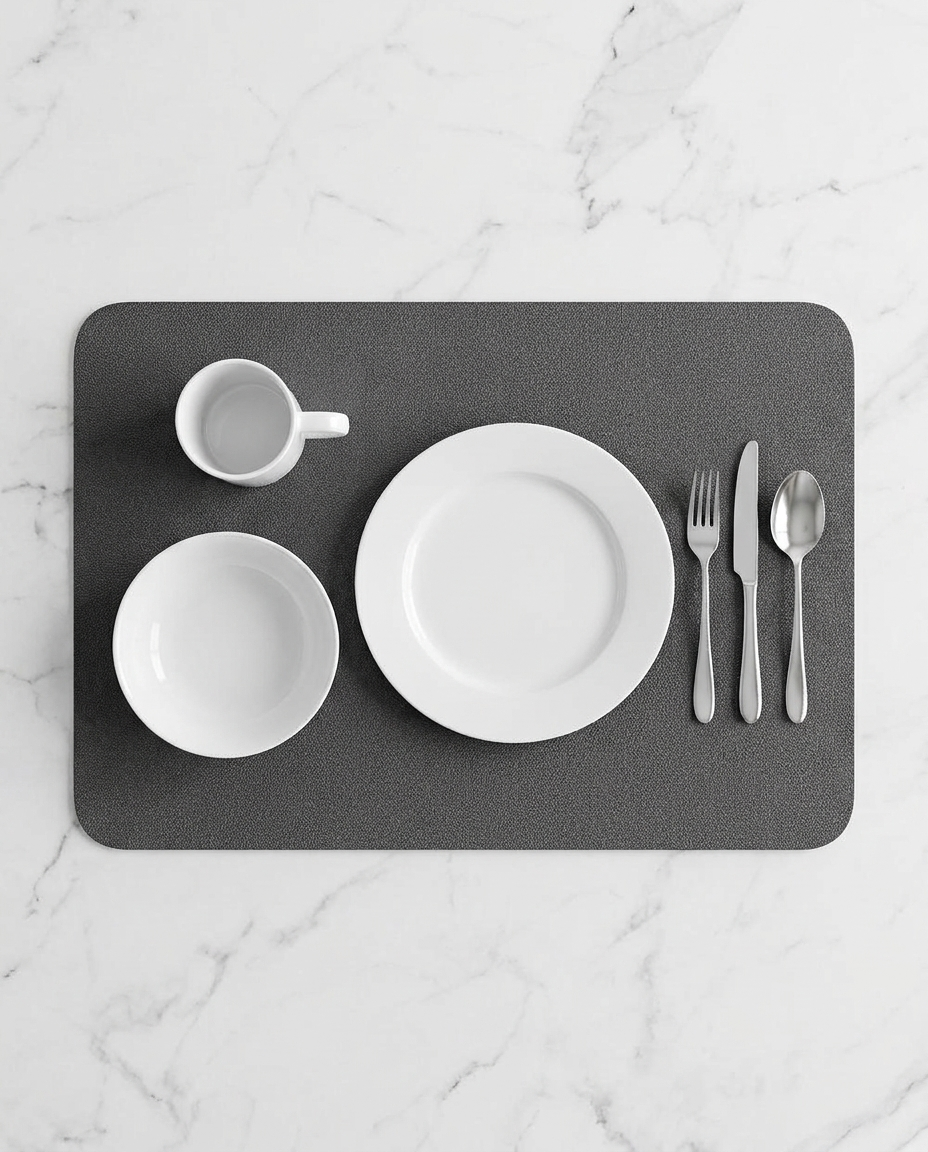 Quick Dry Kitchen Dish Mat - flat lay