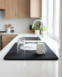 Quick Dry Kitchen Dish Mat - Gray